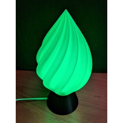 Spiral Accent Lamp "Flame" E14 customizable color