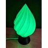 Spiral Accent Lamp "Flame" E14 customizable color