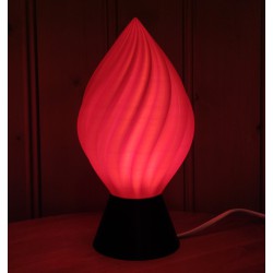 Spiral Accent Lamp "Flame" E14 customizable color